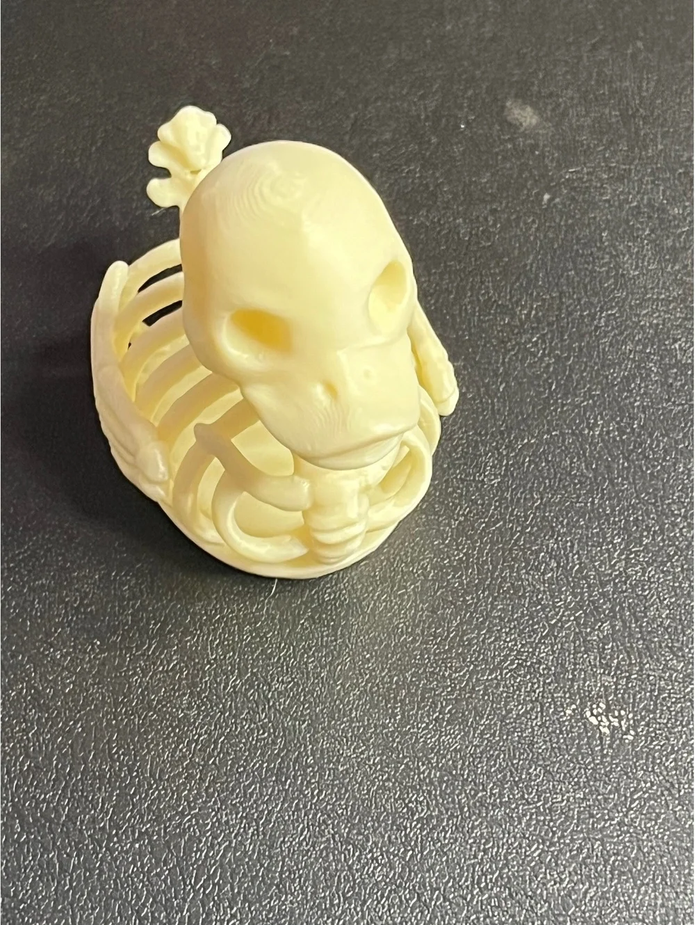 Spooky Cute Skeleton Duck Figurine - Halloween Decor